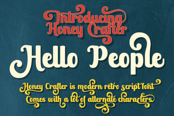 Honey Crafter Font preview 2