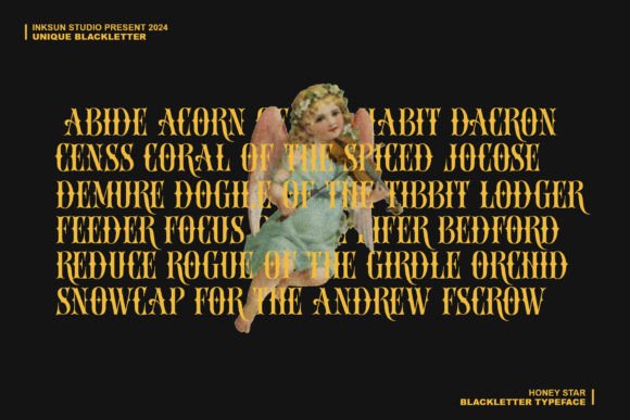 Honey Star Font preview 4