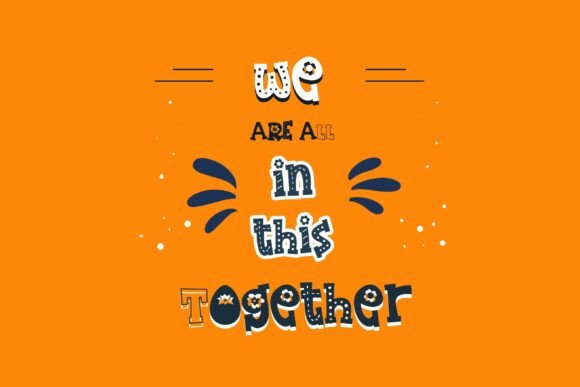 Hoppity Block Font preview 4