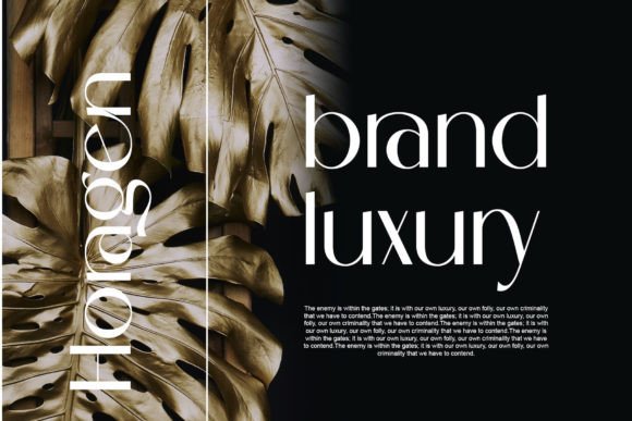 Horagen Font preview 2