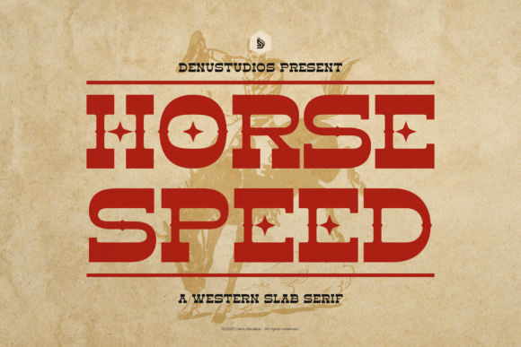 Horse Speed Font