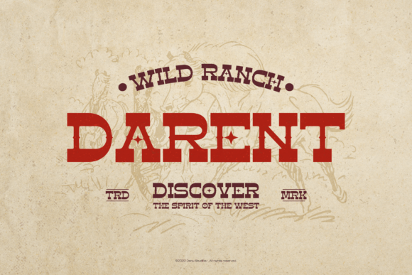 Horse Speed Font preview 3