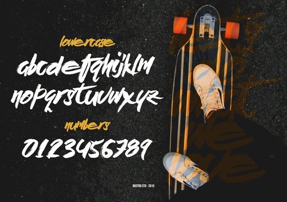 Black Rose  Font preview 3