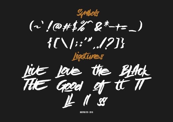 Black Rose  Font preview 4