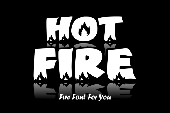 Hot Fire Font preview 2