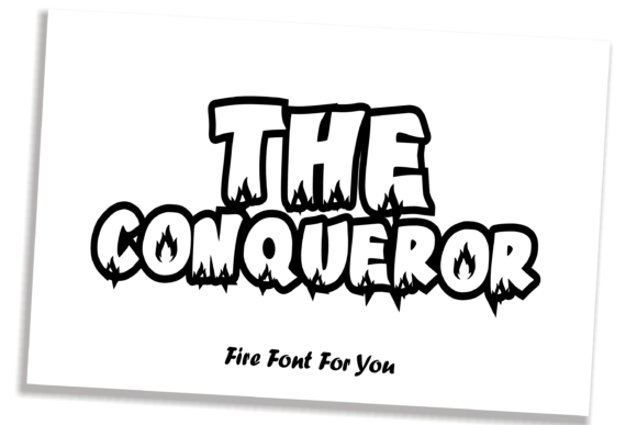 Hot Fire Font preview 4