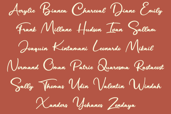 Austin Ronalle Font preview 2