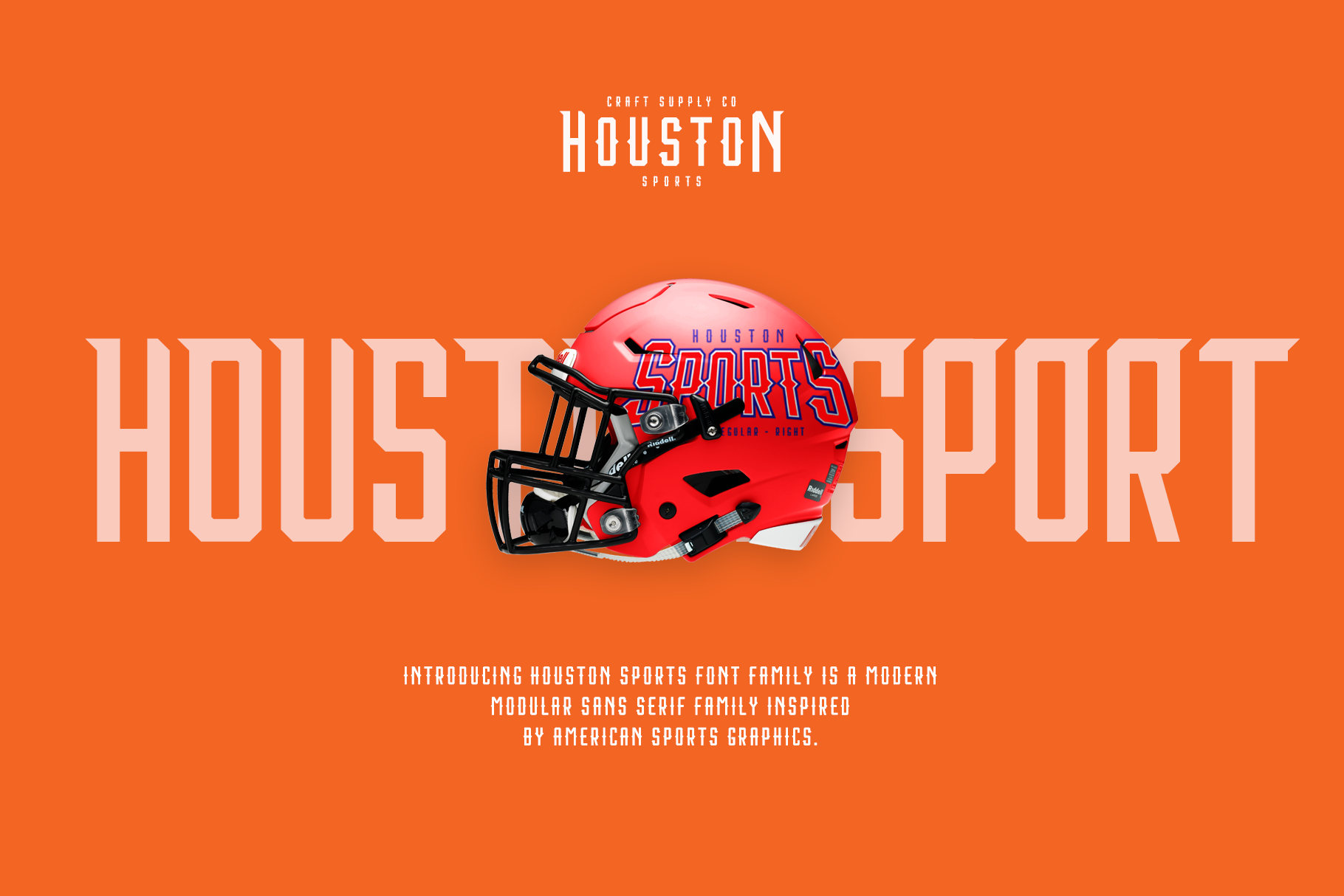 Houston Sports Font preview 2