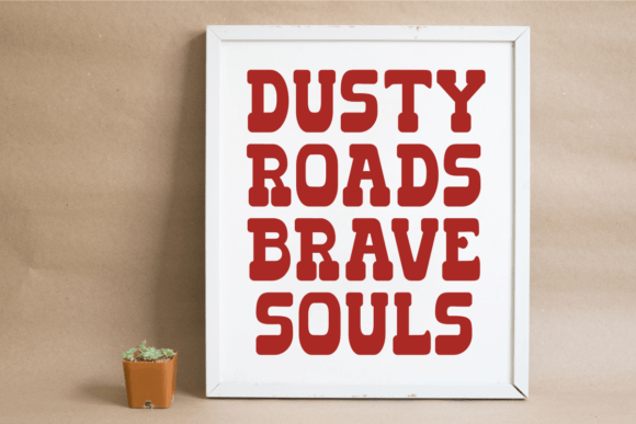 Howdy Badge Font preview 4