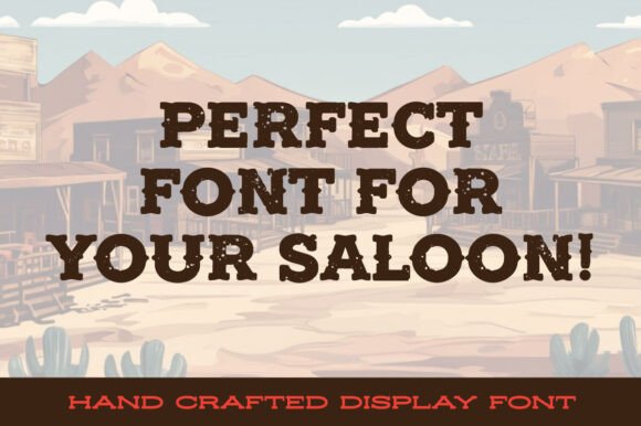 Howdy Hoss Font preview 3