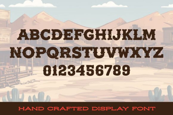 Howdy Hoss Font preview 4