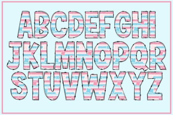 Bright Flora Font preview 2