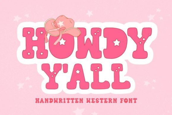 Howdy Y'all Font preview 1