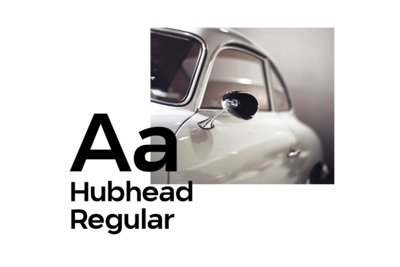 Hubhead Font preview 2