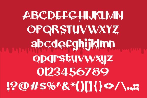 Hughes Horror Font preview 4