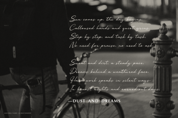 Hughorainy Font preview 4