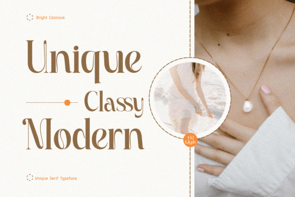 Bright Glamore Font preview 2
