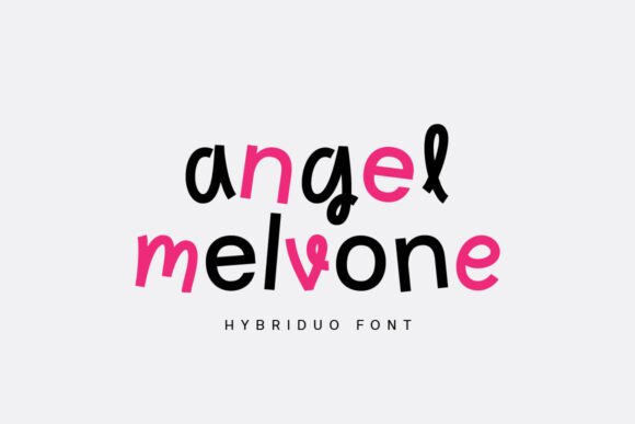 Hybriduo Font preview 3