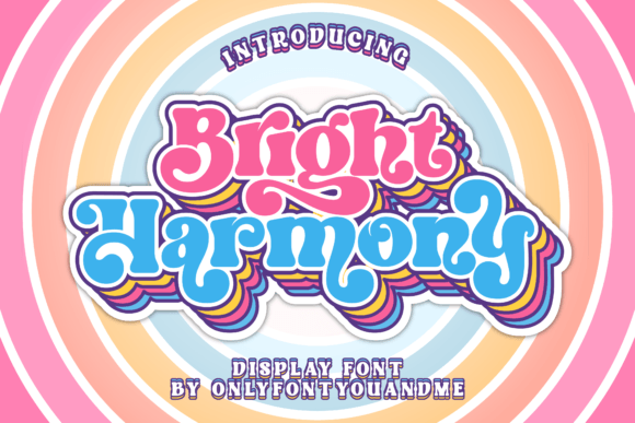 Bright Harmony Font preview 2