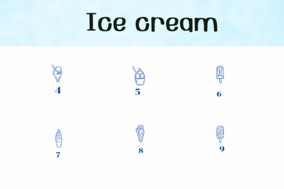 Ice Cream Font preview 4