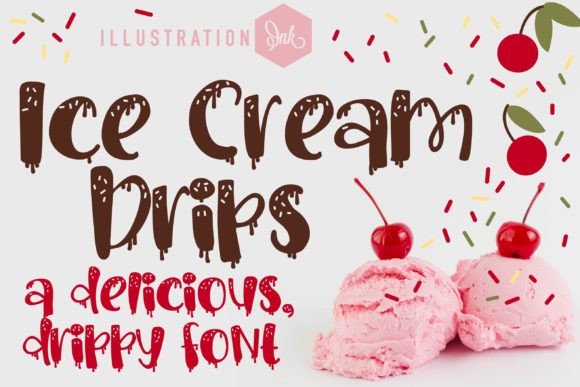 Ice Cream Drips Font