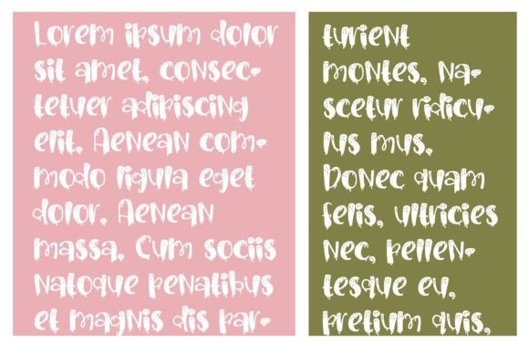 Ice Cream Drips Font preview 2