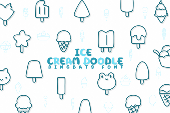 Ice Cream Doodle Font