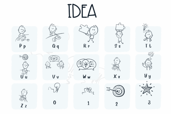 Idea Font preview 3