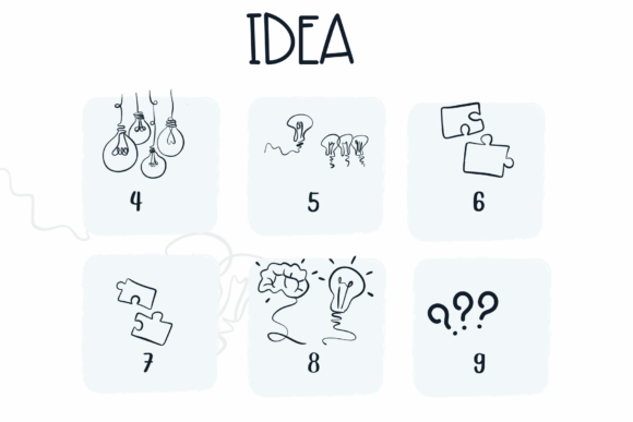 Idea Font preview 4