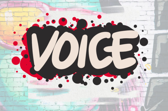 Imagine Peace Graffiti Font preview 2