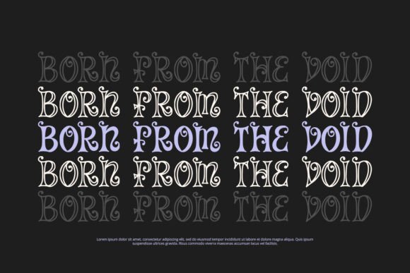 Illusion Thread Font preview 3