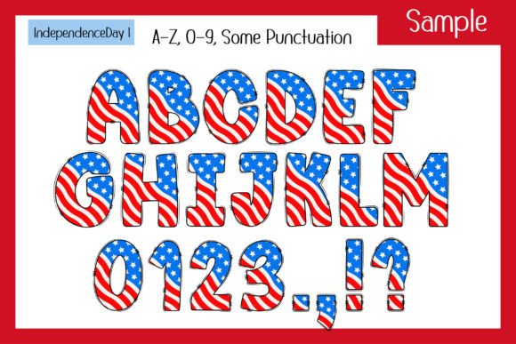 Independence Day Font preview 3