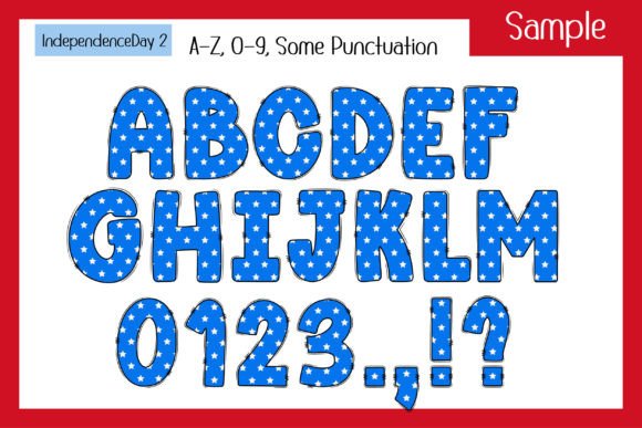 Independence Day Font preview 5