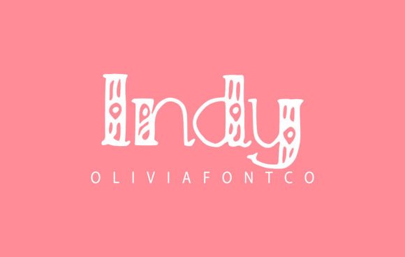 Indy Font preview 2