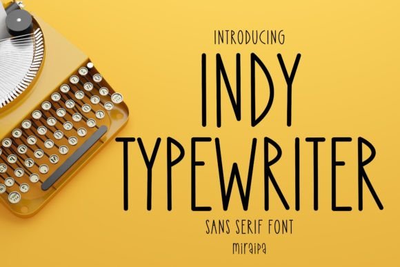 Indy Typewriter Font