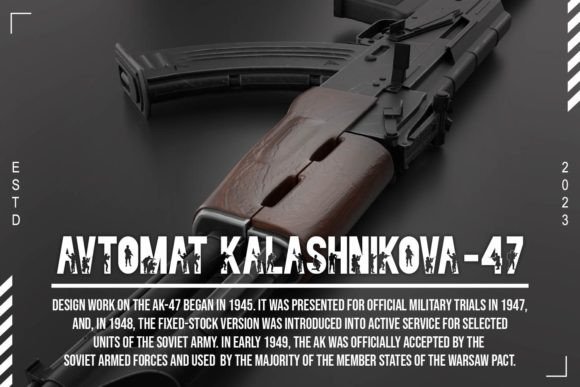Infantry Font preview 2