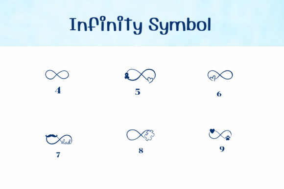 Infinity Symbol Font preview 4