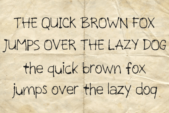 Ink Bleed Font preview 4