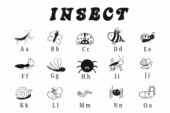 Insect Font preview 2