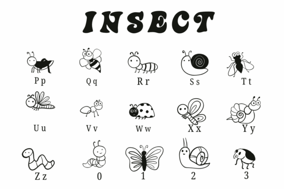 Insect Font preview 3