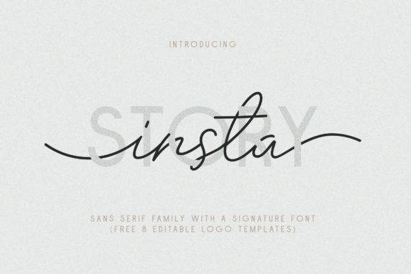 Insta Story Duo Font