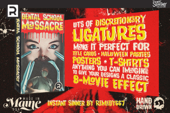 Instant Sinner Font preview 4