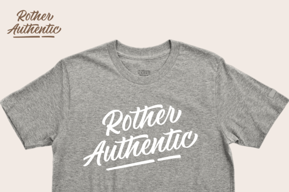 Autho Youthful Font preview 4