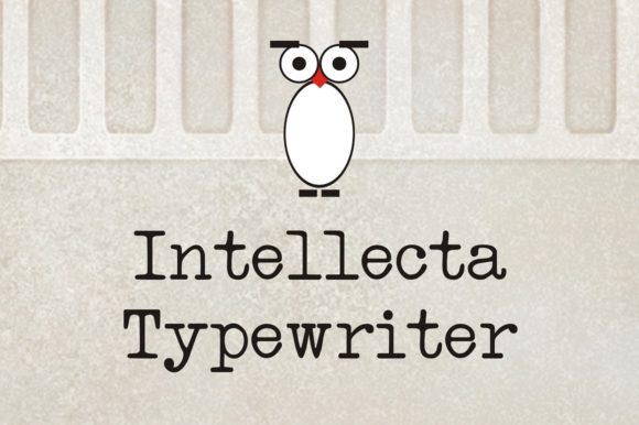 Intellecta Typewriter Font preview 3