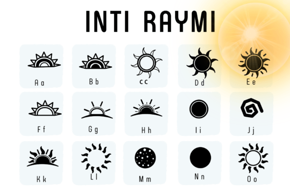 Inti Raymi Font preview 3