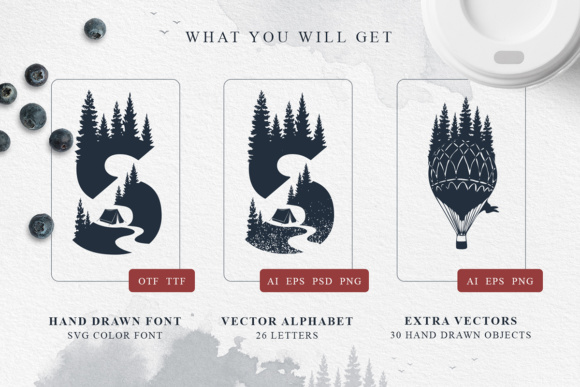 Into the Wild Font preview 2