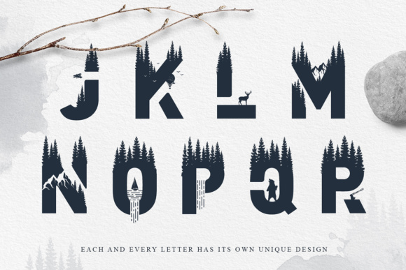 Into the Wild Font preview 4