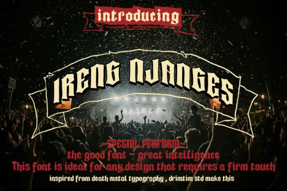Ireng Njanges Font