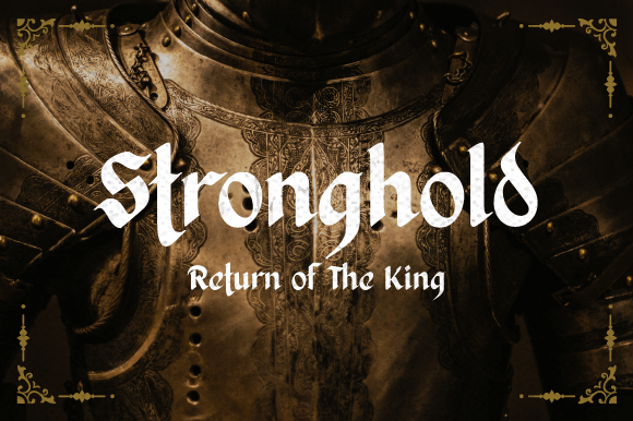 Irish King Font preview 4