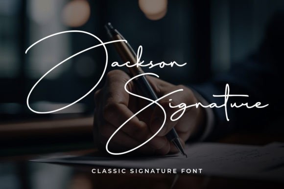 Jackson Signature Font